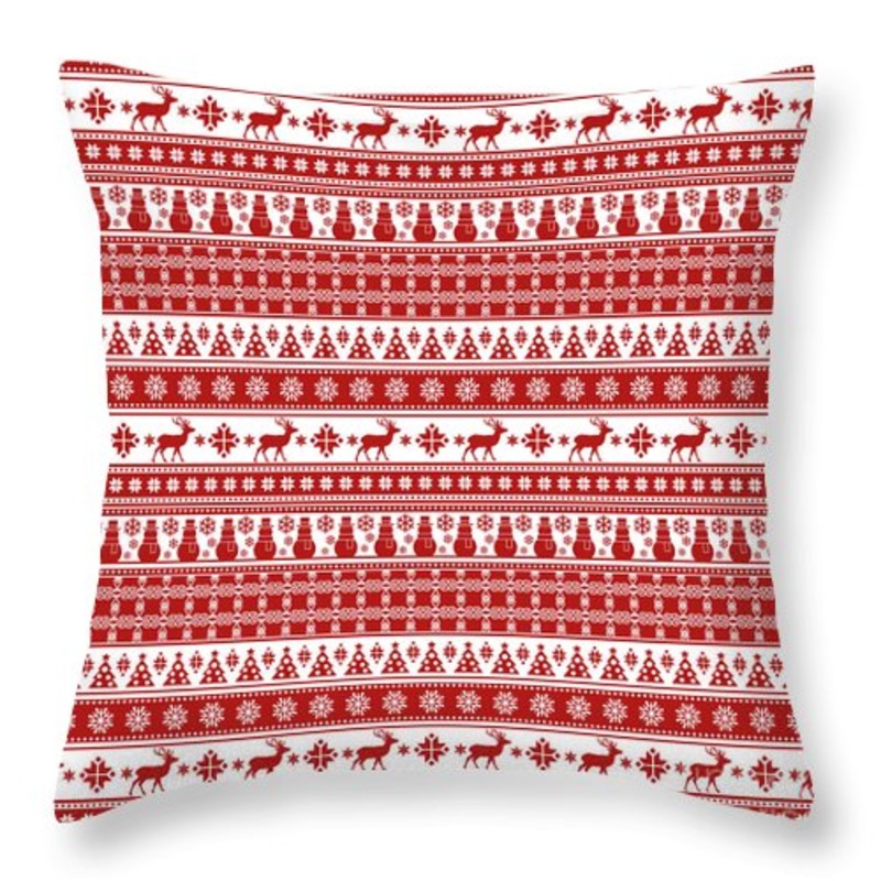 Alpine Christmas CLH18100013P Throw Pillow Covers
