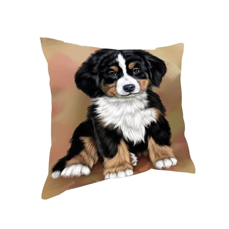Bernese Mountain Puppy Dog CL18110822MDP Throw Pillow Covers