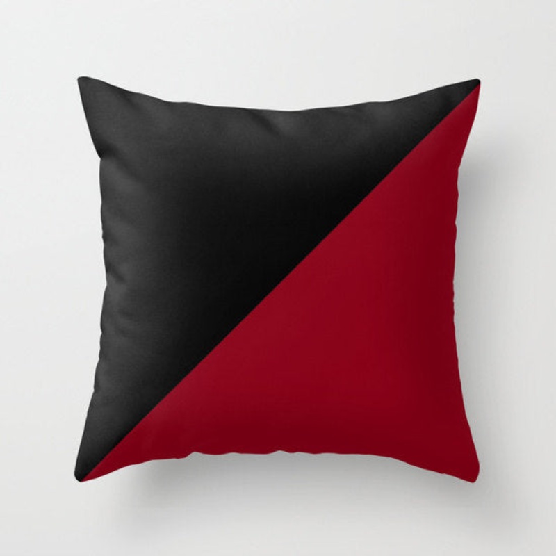 Black Burgundy CLH1510018P Throw Pillow Covers