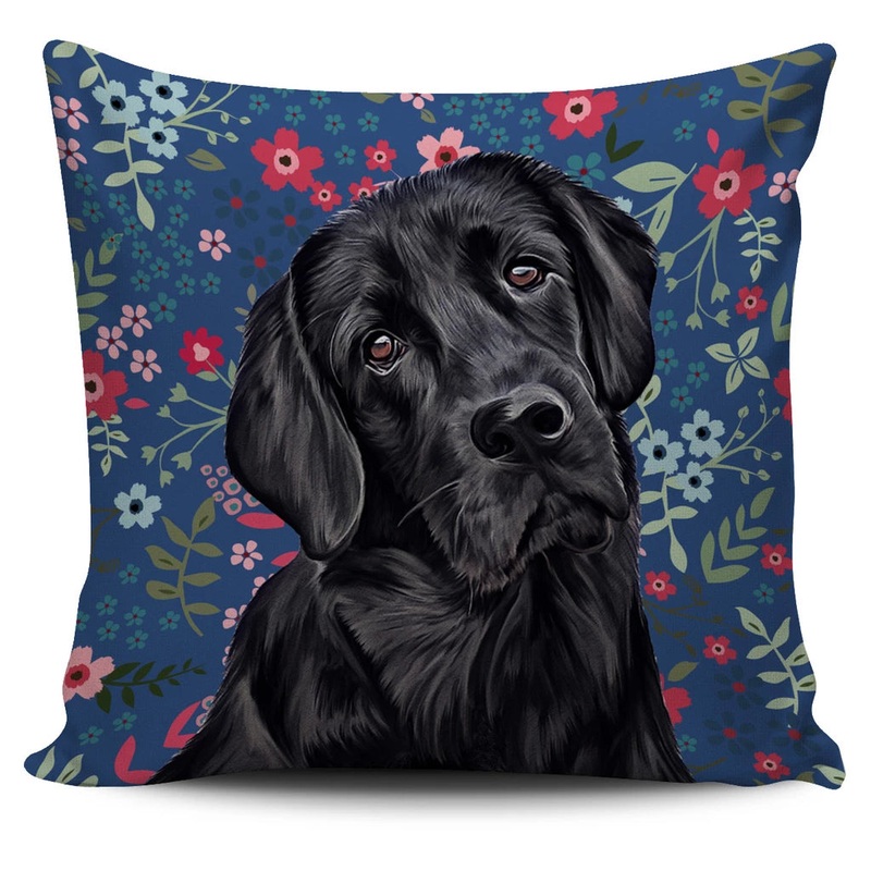 Black Lab SweetheartCLP0111014P Throw Pillow Covers