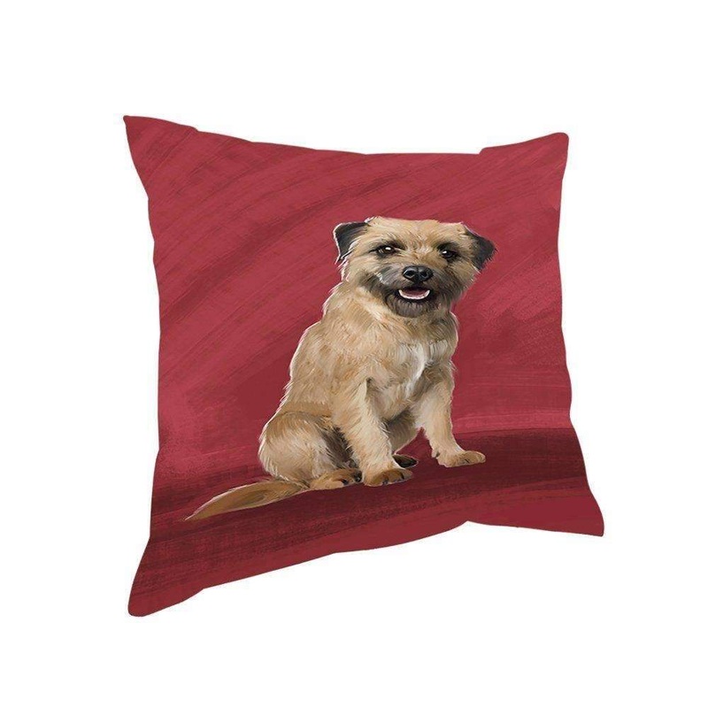 Border Terrier Dog CL18110958MDP Throw Pillow Covers