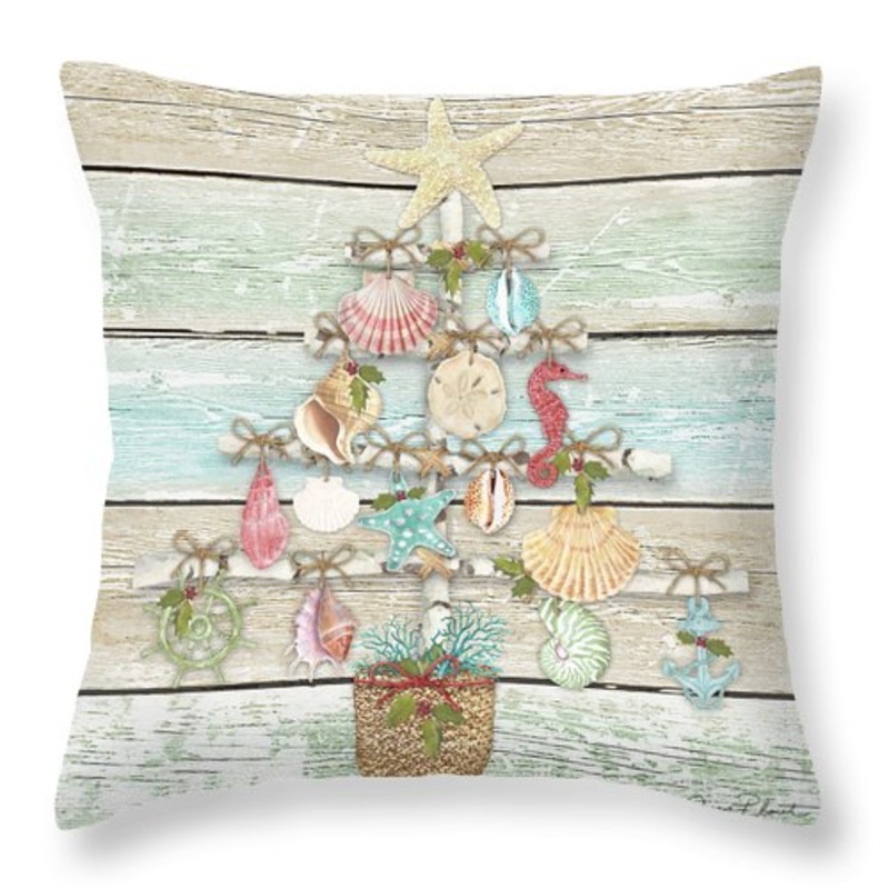 Coastal Christmas CLH18100224P Throw Pillow Covers