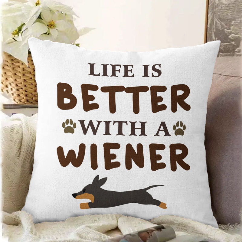 Dachshund Dog CL15100047MDP Throw Pillow Covers