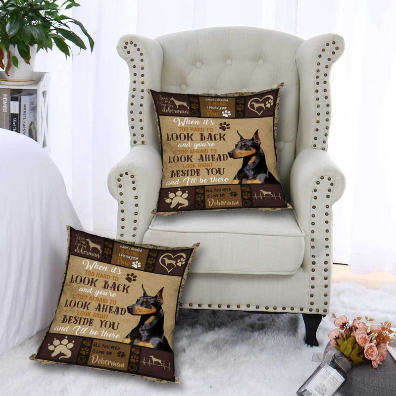 Doberman CL09100088MDP Throw Pillow Covers
