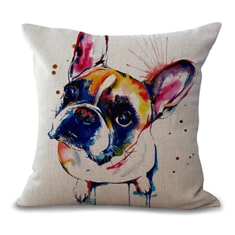 French Bulldog CLH2110133P Throw Pillow Covers