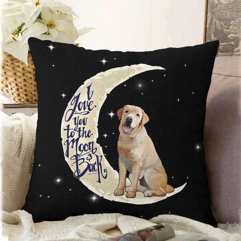 Labrador Retriever Dog CL15100078MDP Throw Pillow Covers