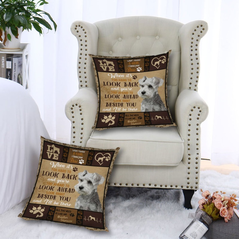 Miniature Schnauzer CL09100107MDP Throw Pillow Covers