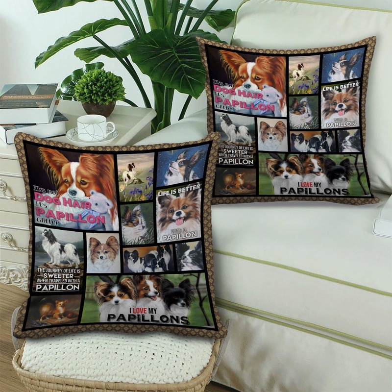Papillon CL010100195MDP Throw Pillow Covers