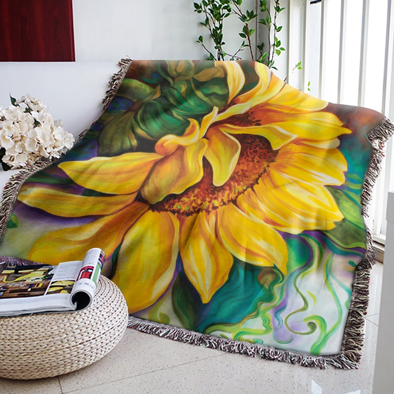 Sunflower HT1010154S Throw Blankets For Sofa