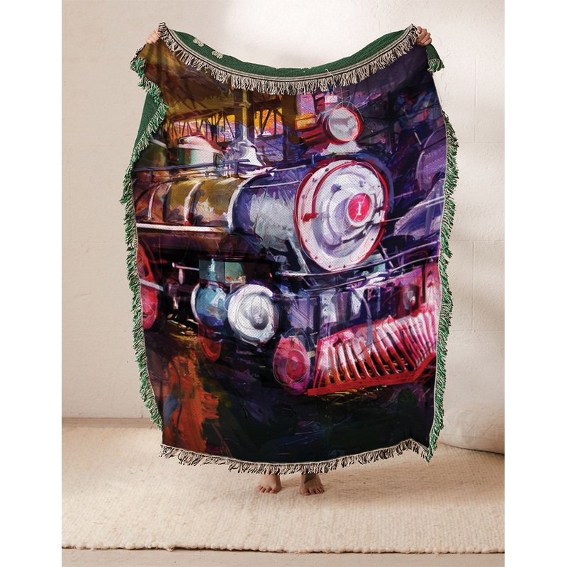 Train VD1410258S Throw Blankets For Sofa
