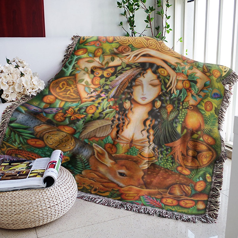 Wicca Pentacle HM1710158S Throw Blankets For Sofa