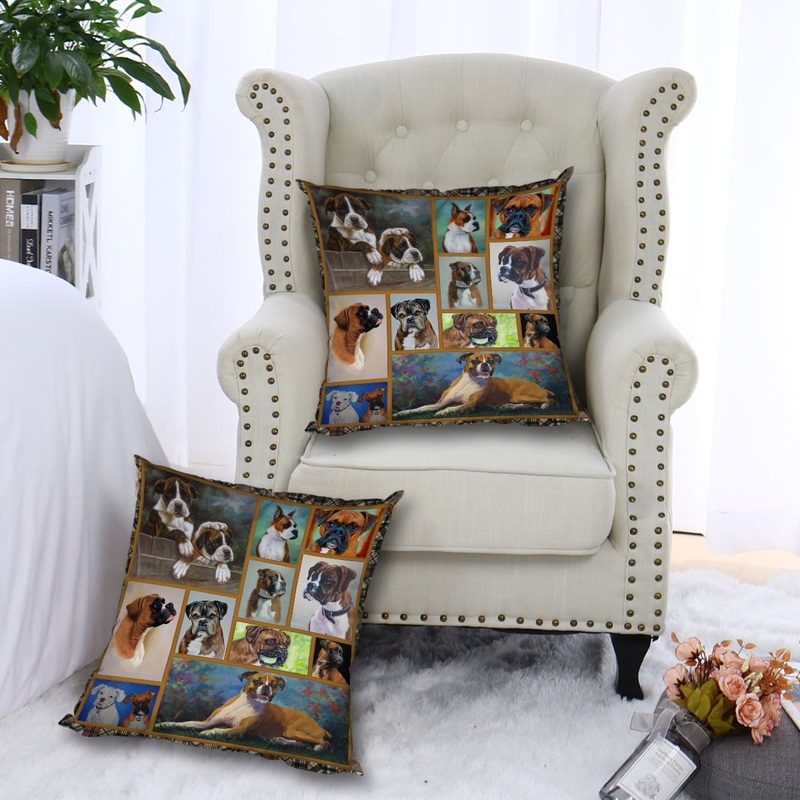 Boxer Cute CL010100072MDP Throw Pillow Covers