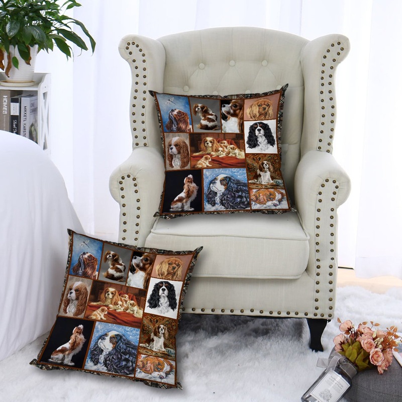 Cavalier King Charles Spaniel CL010100087MDP Throw Pillow Covers