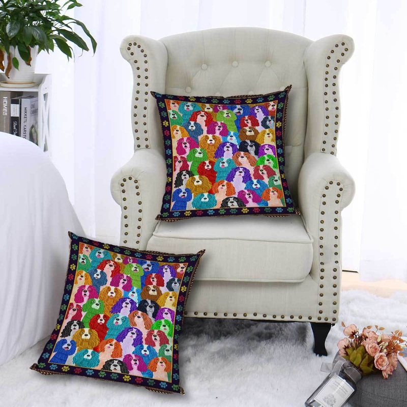 Cavalier King Charles Spaniel CL09100076MDP Throw Pillow Covers