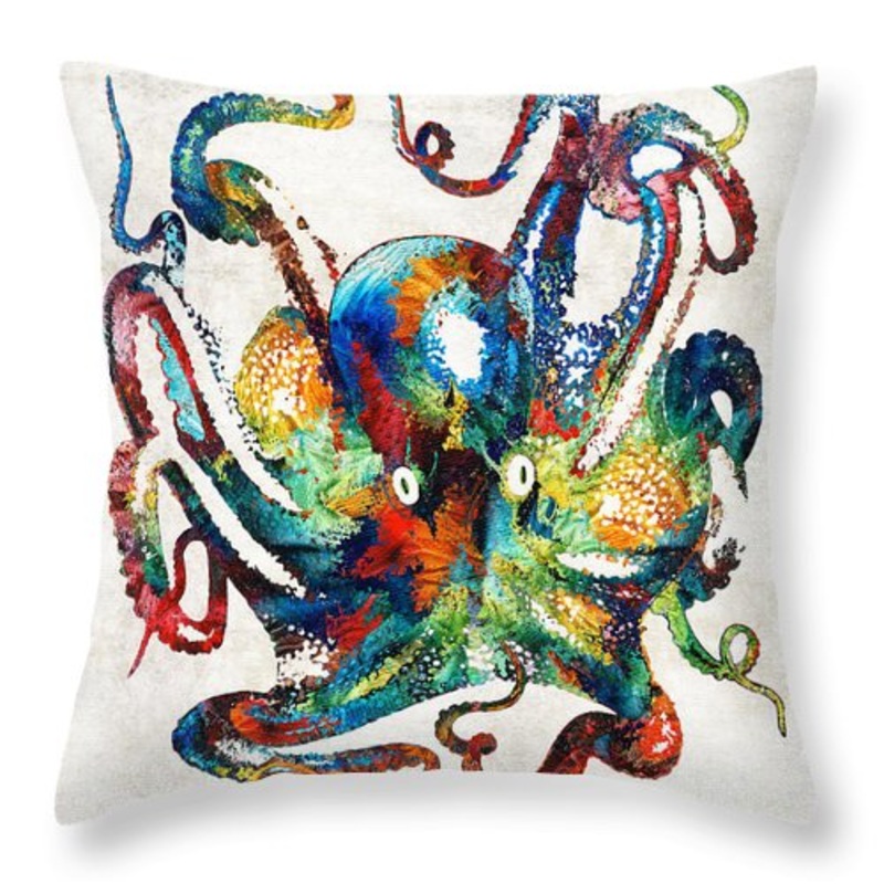 Colorful Octopus CLH18100238P Throw Pillow Covers