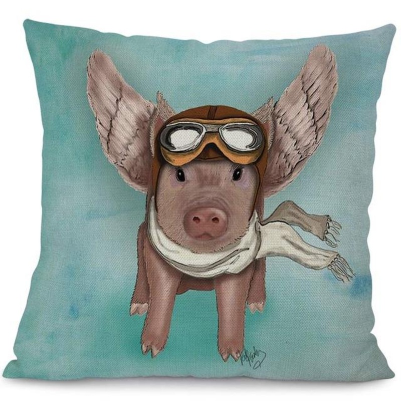 Cute Pig CLH2110103P Throw Pillow Covers