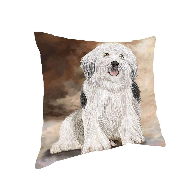 English Sheep Dog CL18111580MDP Throw Pillow Covers
