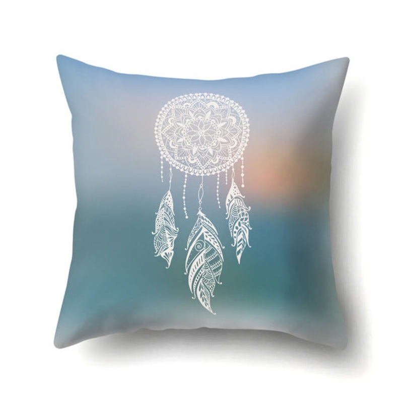Feather Dream Catcher Pattern CLP2410040P Throw Pillow Covers