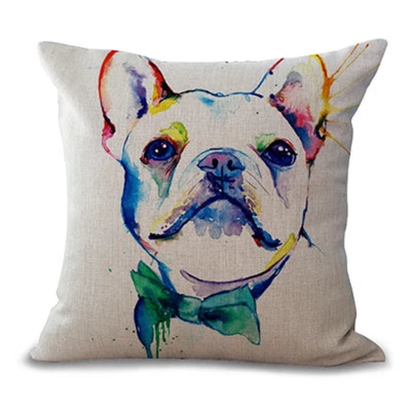 French Bulldog CLH2110134P Throw Pillow Covers