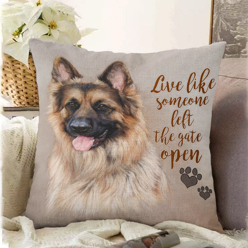 German Shepherd Dog CL15100066MDP Throw Pillow Covers