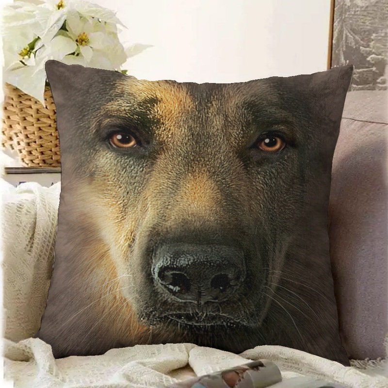 German Shepherd Portrait CLH2110140P Throw Pillow Covers