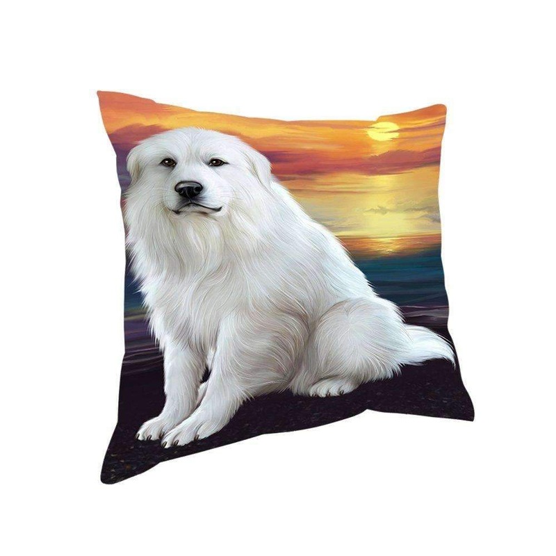 Great Pyrenees Dog CL18111726MDP Throw Pillow Covers