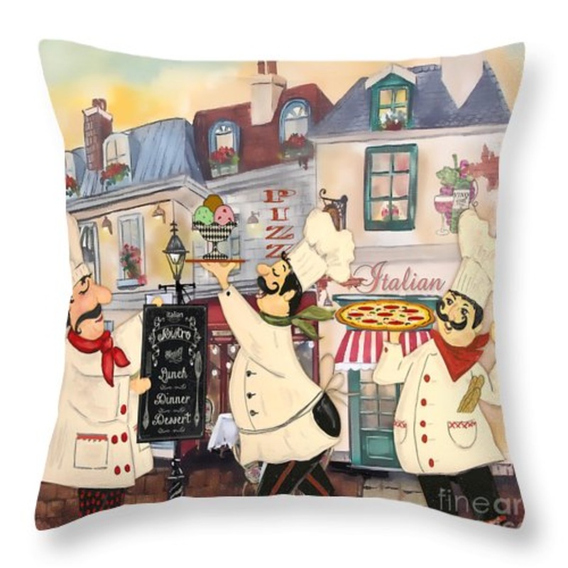 Italian Chefs CLH18100476P Throw Pillow Covers