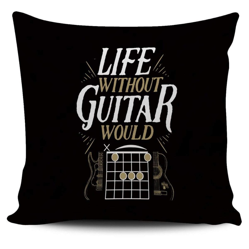 Life Without Guitar Would B Flat CL14100144MDP Throw Pillow Covers
