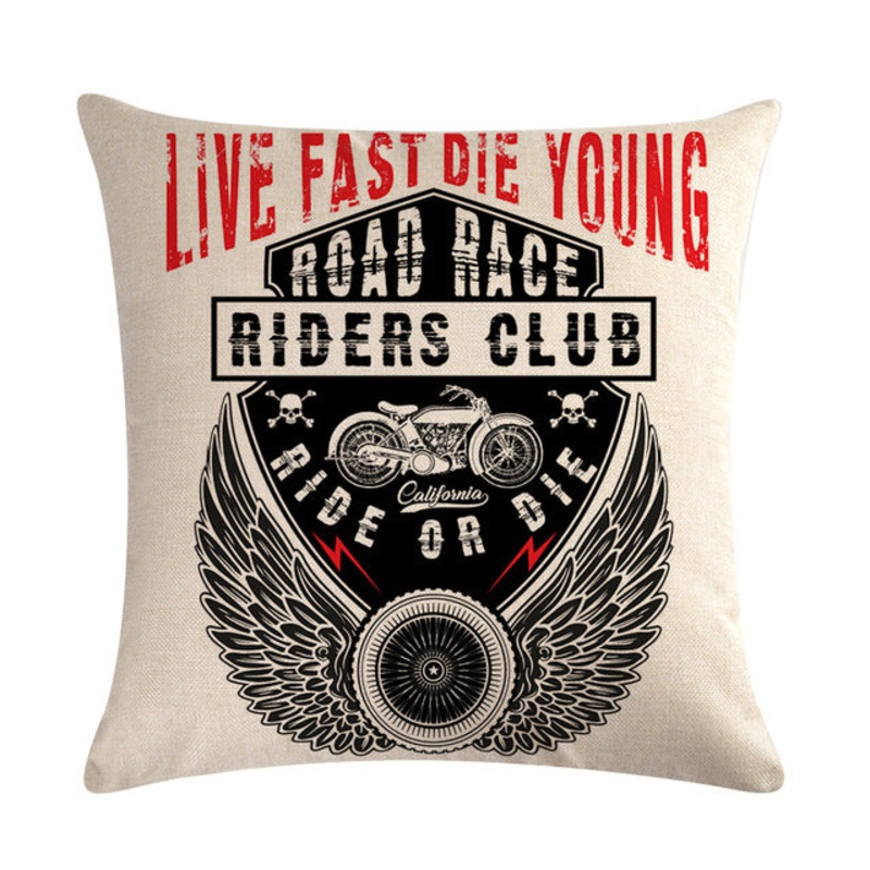 Motorcycle CLP3110138P Throw Pillow Covers