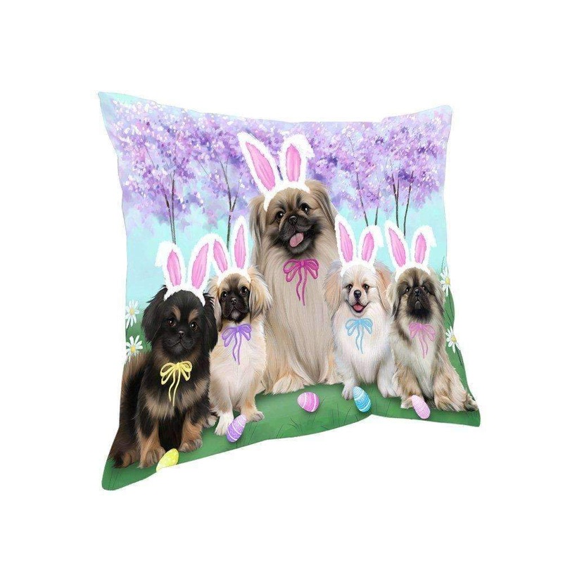 Pekingeses Dog Easter Holiday CL18112686MDP Throw Pillow Covers