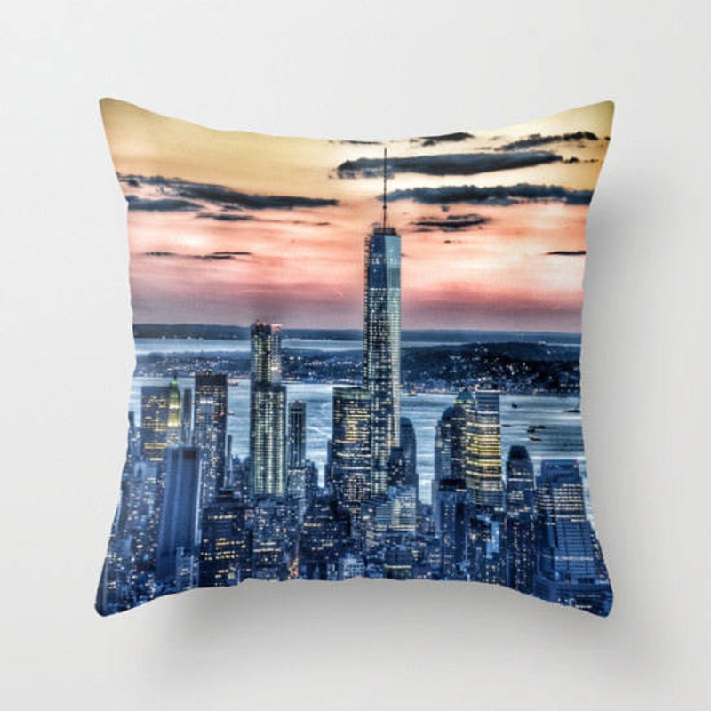 Sunset In New York CLH1510185P Throw Pillow Covers