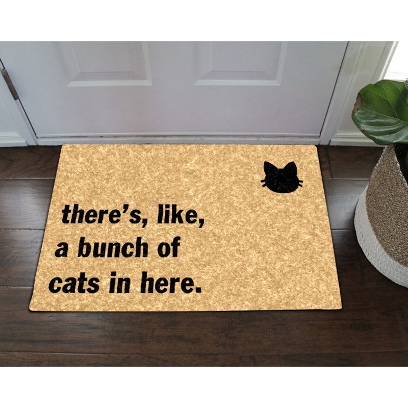 There like a bunch of cats in here CLA1710013D Non-slip Door mats