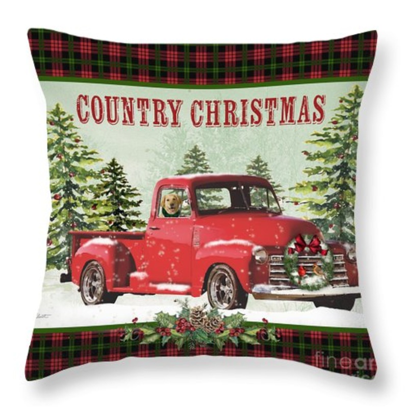 Truck Christmas CLH18100937P Throw Pillow Covers
