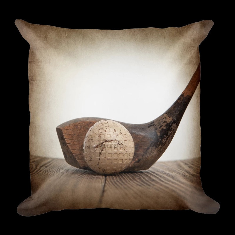Vintage Golf Wood And Ball CL15110086MDP Throw Pillow Covers