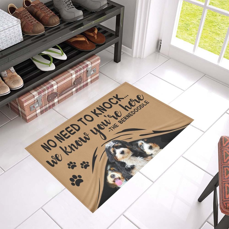 Bernedoodle CL09100033MDD Non-slip Door mats
