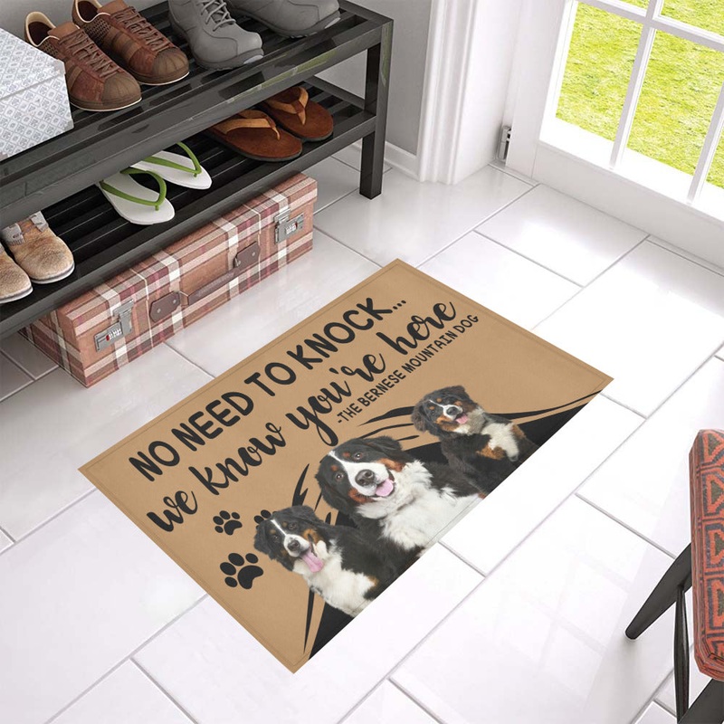 Bernese Mountain Dog CL09100034MDD Non-slip Door mats