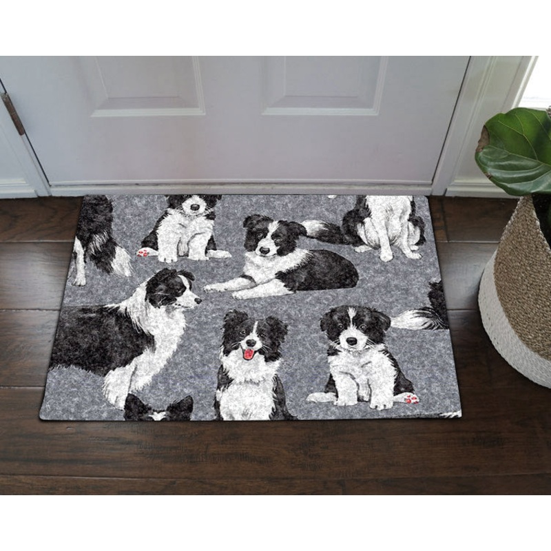 Border Collie HN16100034D Non-slip Door mats