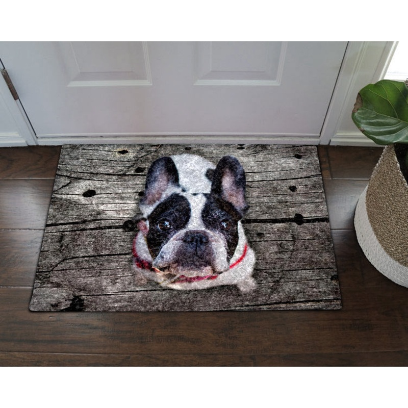 Boston Terrier CL070804MDD Non-slip Door mats