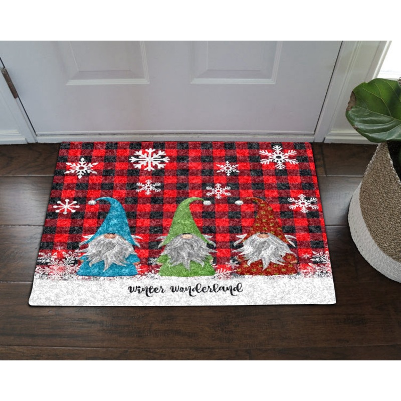 Christmas Gnome HN31100078D Non-slip Door mats