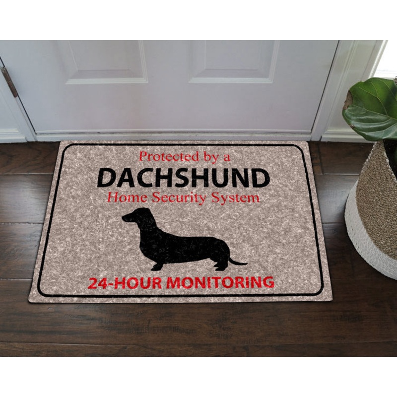 Dachshund CL070810MDD Non-slip Door mats