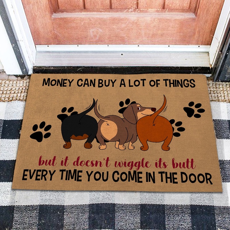 Dachshund CL09100067MDD Non-slip Door mats