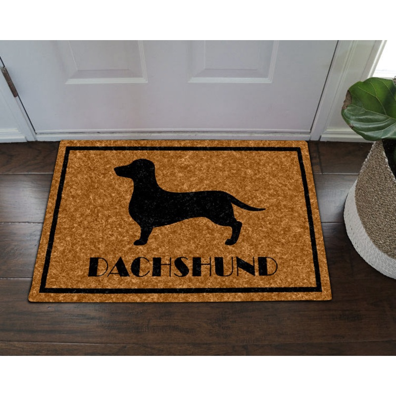 Dachshund HM200910D Non-slip Door mats