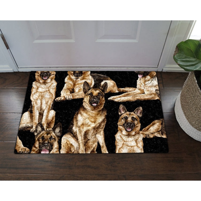 German Shepherd HN17100046D Non-slip Door mats