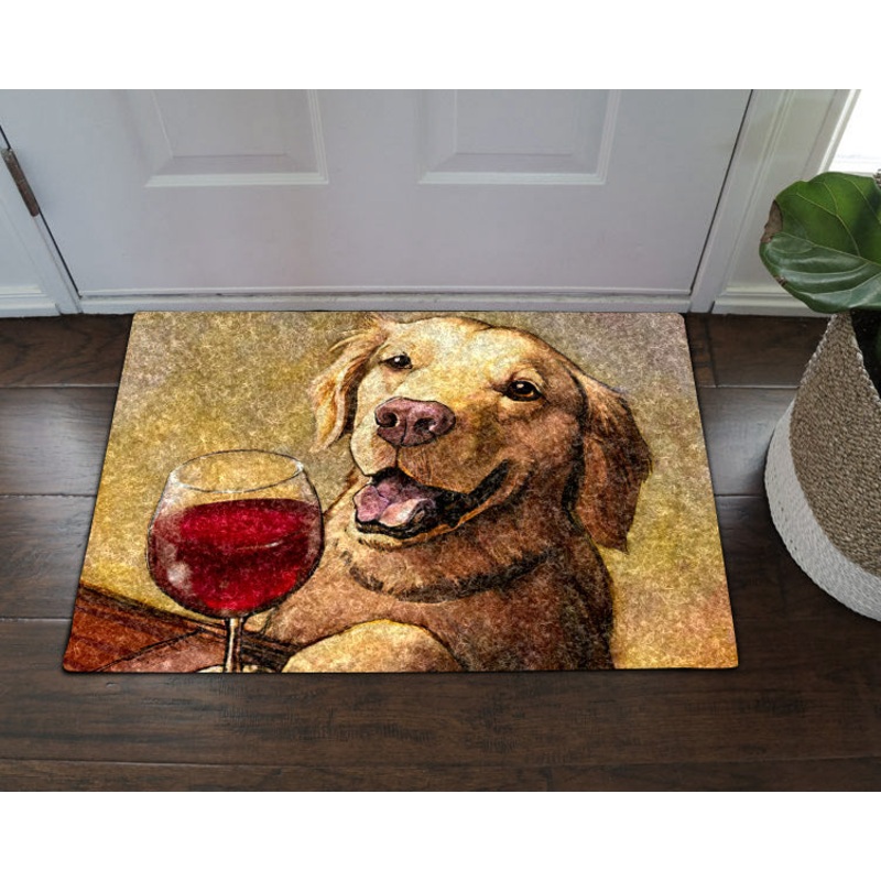Golden Retriever CL070823MDD Non-slip Door mats
