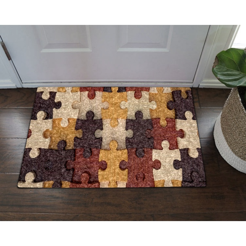 Jigsaw Puzzle DN300931D Non-slip Door mats