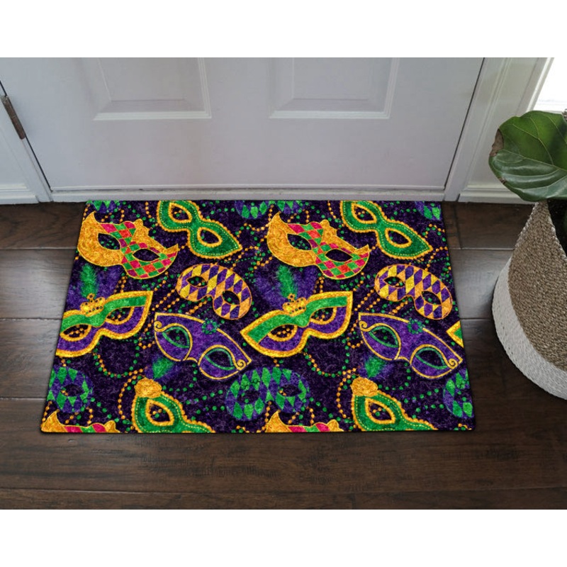 Mardi Gras NN200929D Non-slip Door mats