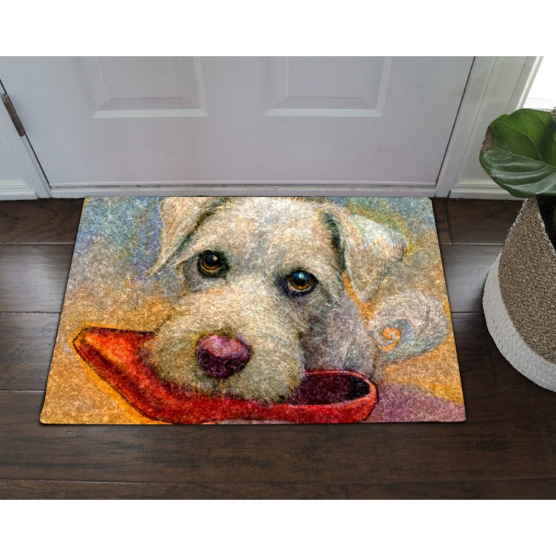 Miniature Schnauzer CL270848MDD Non-slip Door mats