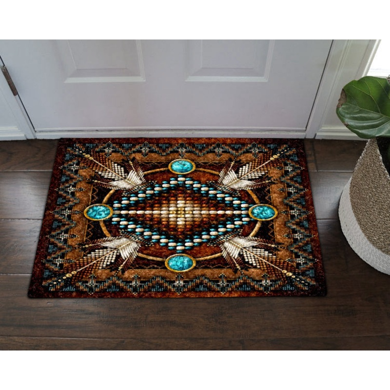 Native American HN250927D Non-slip Door mats