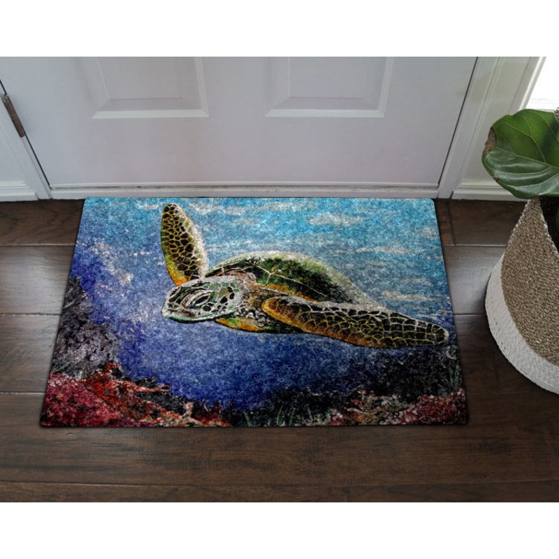 Sea Turtle HN05100132D Non-slip Door mats