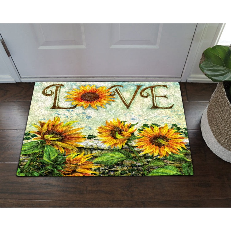 Sunflower Love ML05100140D Non-slip Door mats